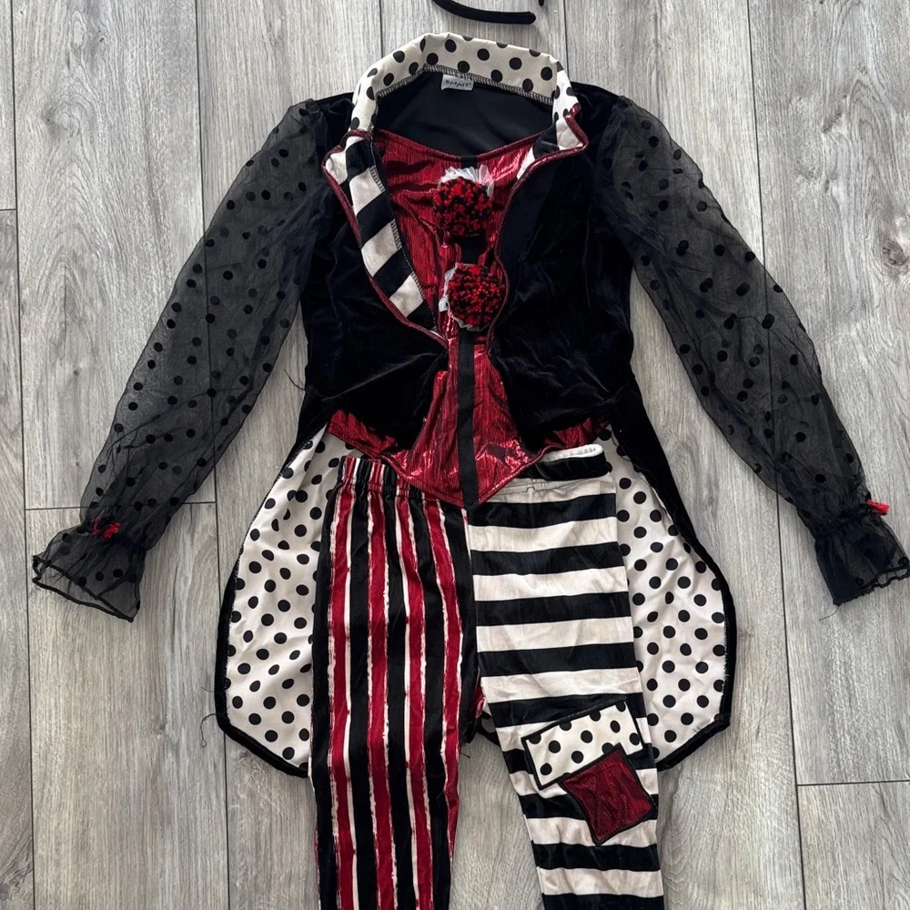 Spirit Black and White‎ Circus Costume for Kids - Picture 6 of 12